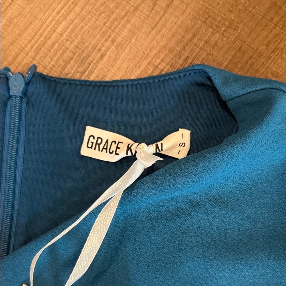 Grace Karin blue green dress - Picture 6 of 8